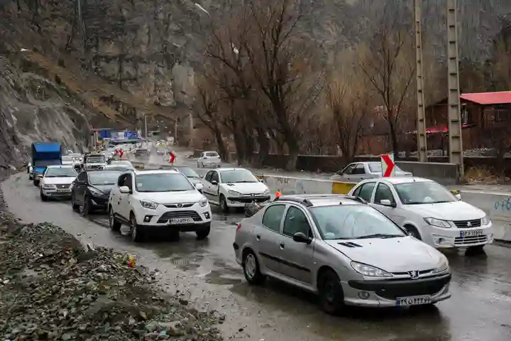 ترافیک جاده خوش ییلاق گلستان سنگین است