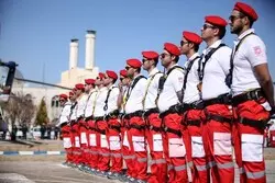 مانور امدادگران هلال احمر ۵ استان کشور در آزادشهر آغازشد
