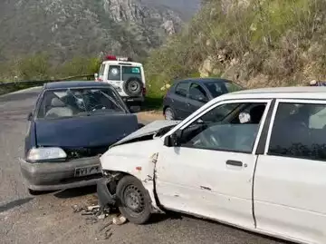 برخورد ۲ پراید در گالیکش گلستان ۶ مصدوم برجا گذاشت