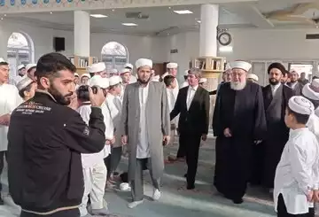 بازدید شیخ غازی حنینه از دارالقرآن امام شاطبی گنبدکاووس