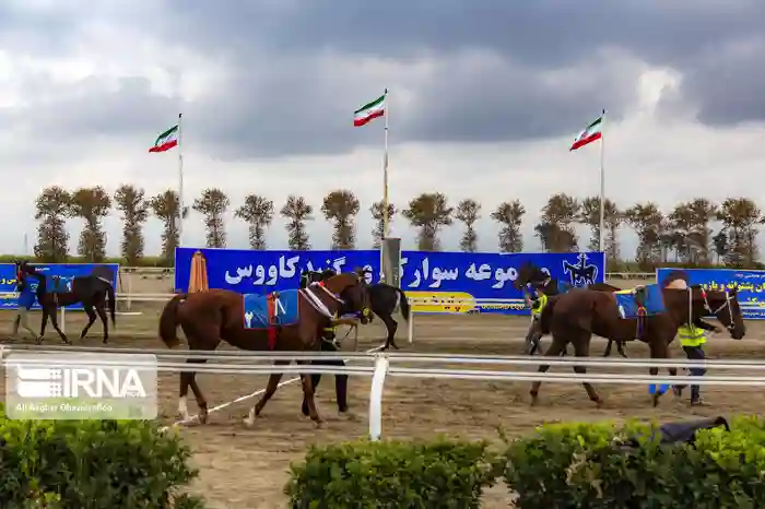 تاخت ۸۴ اسب در روز سوم هفته هجدهم کورس گنبدکاووس+فیلم